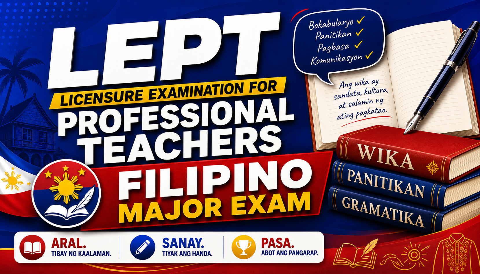Licensure Examination for Professional Teachers (LEPT) - Filipino Major Exam